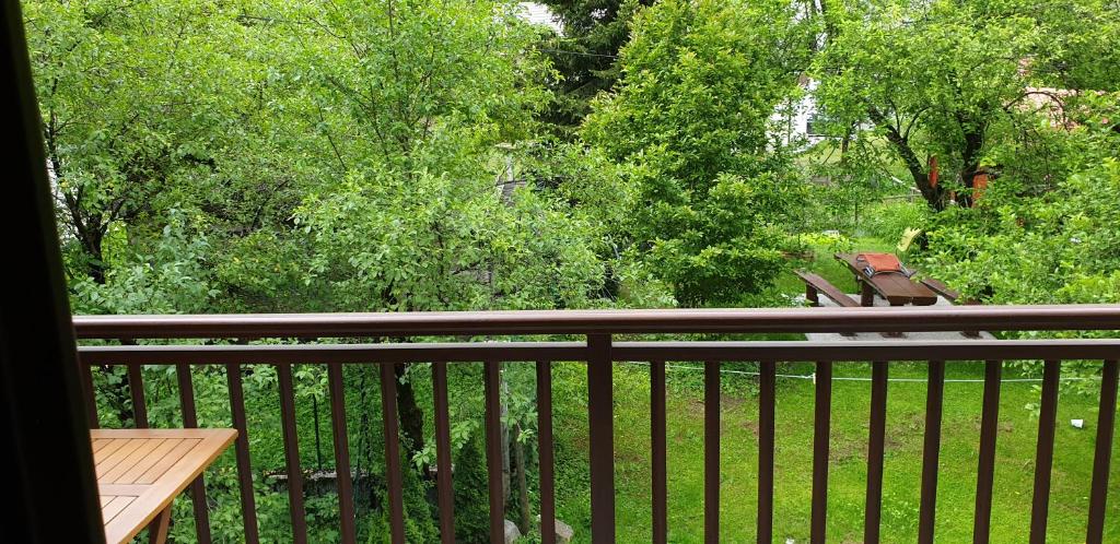 Balkón alebo terasa v ubytovaní APARTMAJI VITEZ apartma 2