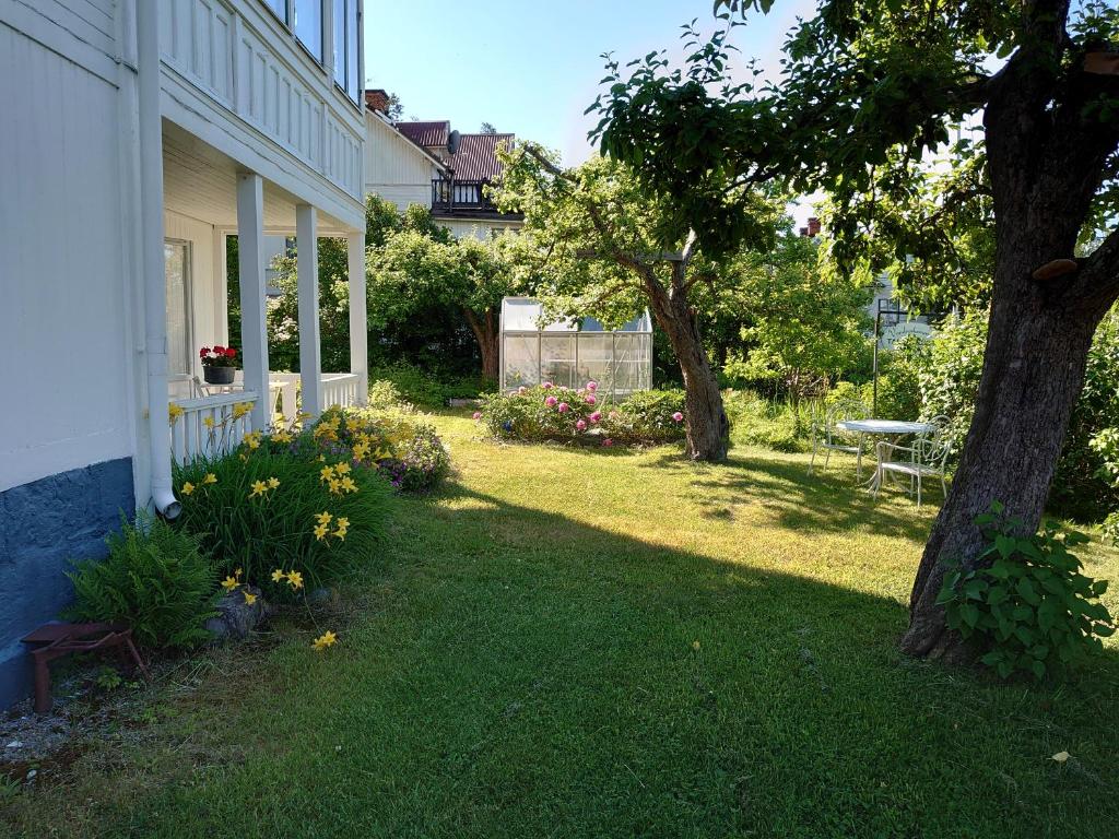 Zahrada ubytování Vandrarhemmet Tallbacka/Ängelsberg Hostel