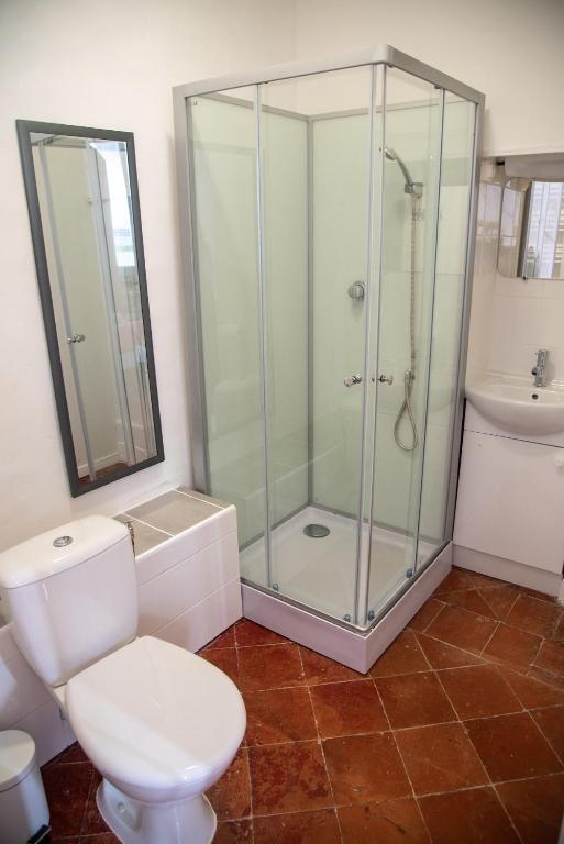 Koupelna v ubytování etape gimontoise 32 "Chambre tout confort"