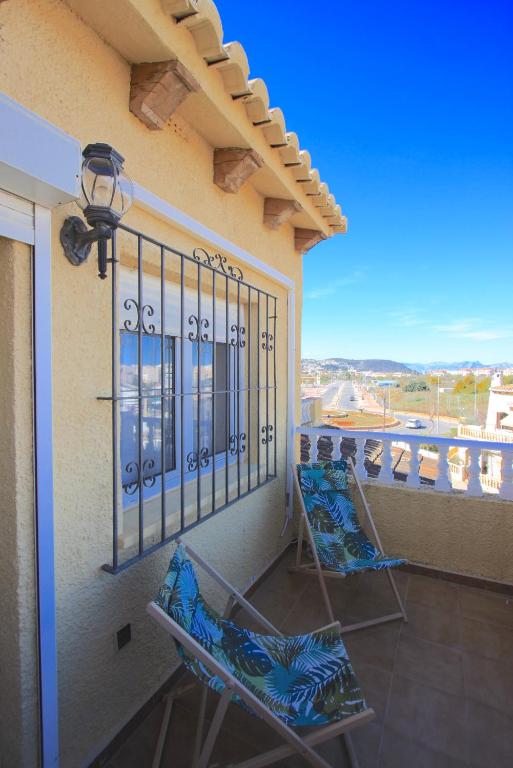 Balkón alebo terasa v ubytovaní Apartamento Dúplex Aldebaran by costablancarent