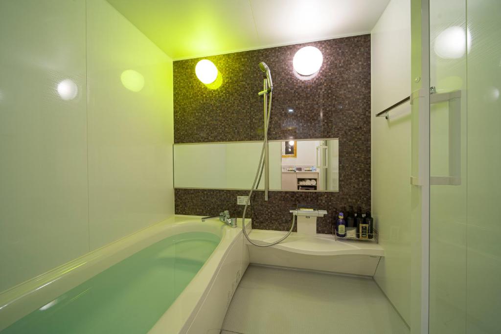 Koupelna v ubytování HOTEL LASCALA