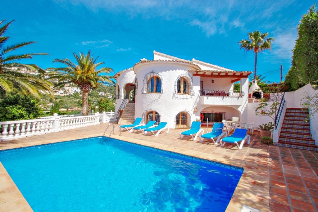 San Jaime-19M - sea view villa with private pool in Moraira ...