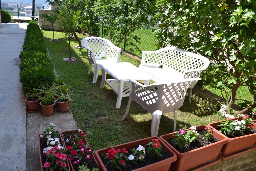 Zahrada ubytování Apartments Milosevic