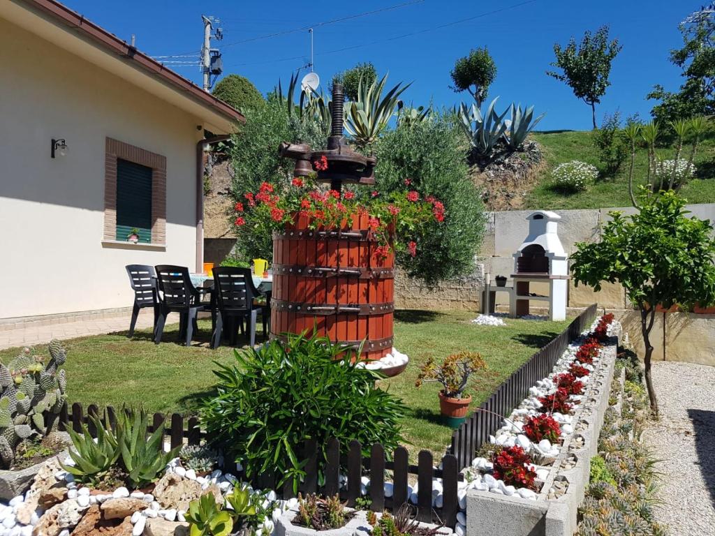 Zahrada ubytování Villetta in collina a due passi dal mare