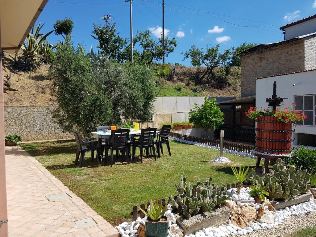 Zahrada ubytování Villetta in collina a due passi dal mare