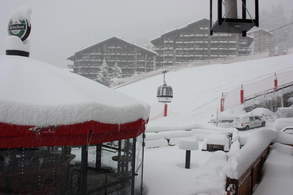 Hotel Les Etagnes v zimě