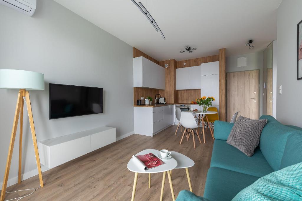 Kuchyňa alebo kuchynka v ubytovaní MODUO Serviced Apartments