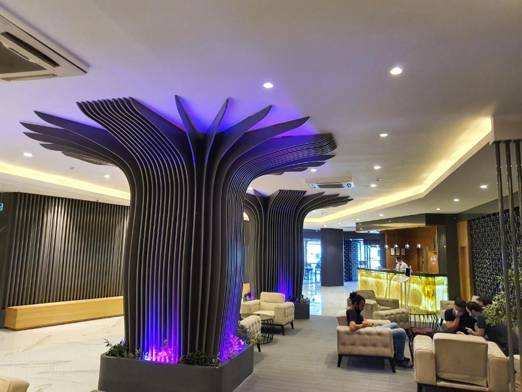 Posezení v ubytování Akol Hotel