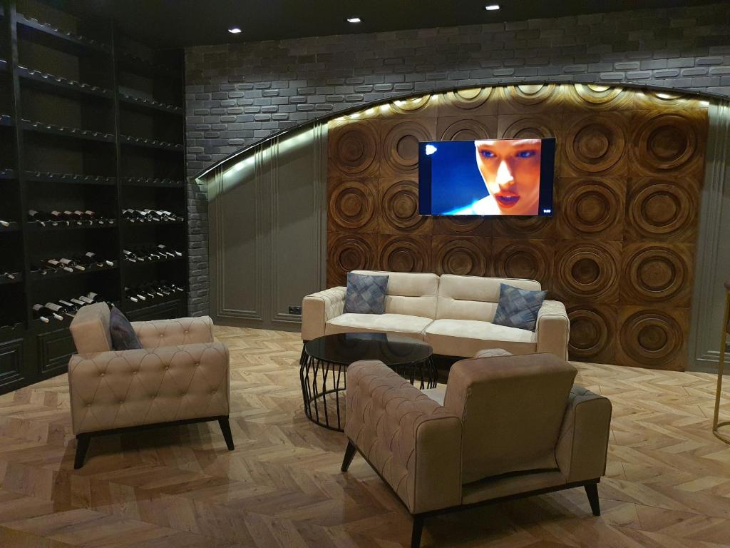 Posezení v ubytování Akol Hotel