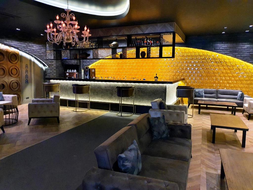 Posezení v ubytování Akol Hotel
