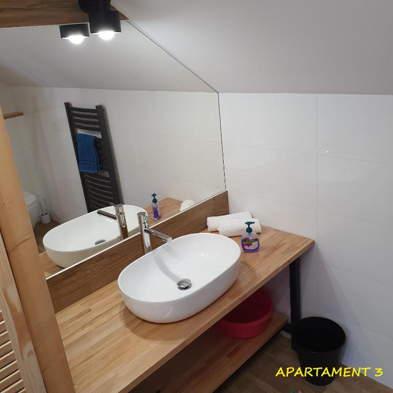 Łazienka w obiekcie Apartamenty Amalia