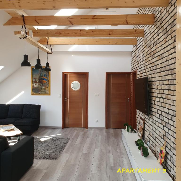 Telewizja i/lub zestaw kina domowego w obiekcie Apartamenty Amalia