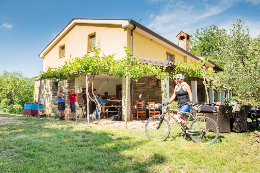 Zahrada ubytování ECO Camp Supot