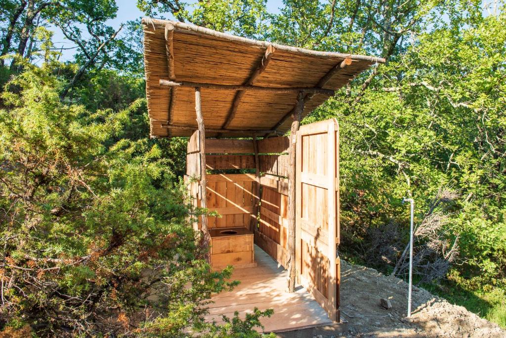 Zahrada ubytování ECO Camp Supot
