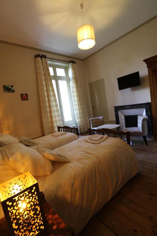 Domaine de Champ rose - Chambre Lits Jumeaux Avec Vue Sur Jardin