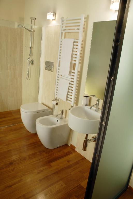 Koupelna v ubytování B&B Terres D'Aventure Suites