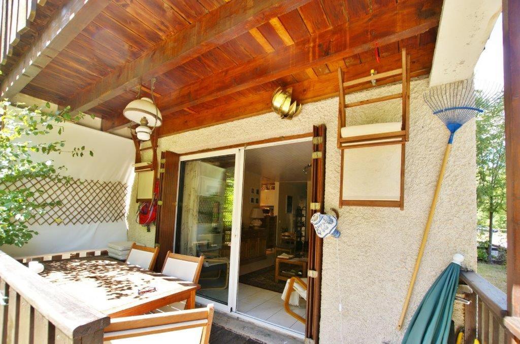 Balkón nebo terasa v ubytování Appartements Barcelonette by PraLoup Vacances
