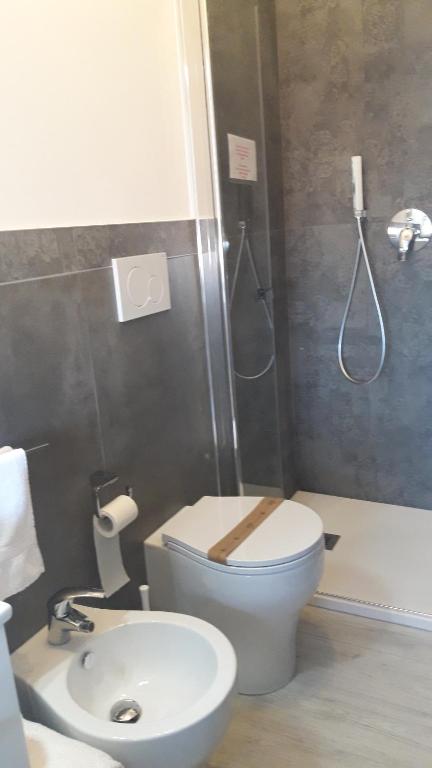 Koupelna v ubytování Hotel Cinzia