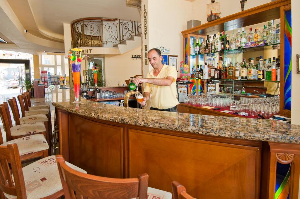 Lounge nebo bar v ubytování Hotel Villa List