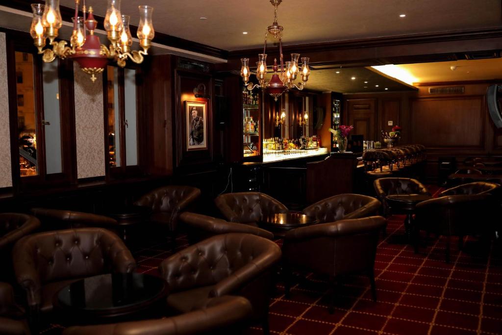 Posezení v ubytování Steigenberger Cecil Hotel Alexandria