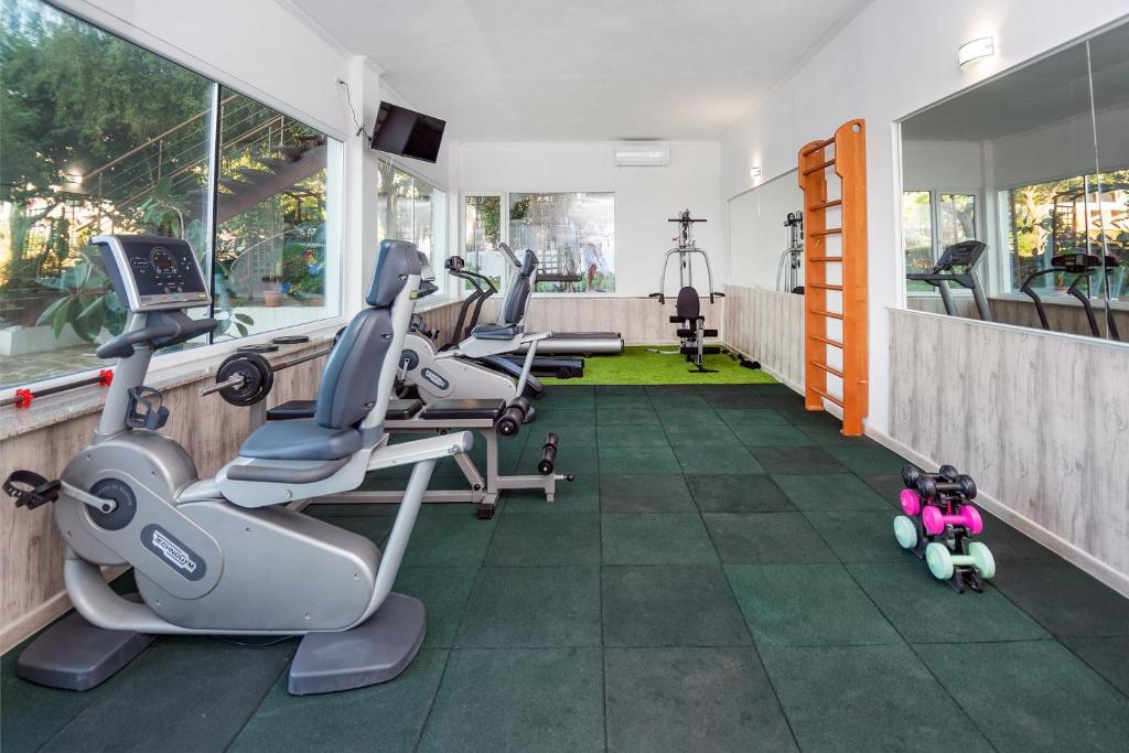 Fitness centrum a/nebo fitness zařízení v ubytování Hotel Villa List