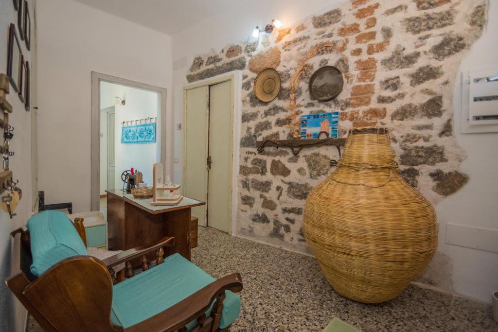 Posezení v ubytování B&B Sa domo de sos Massaios