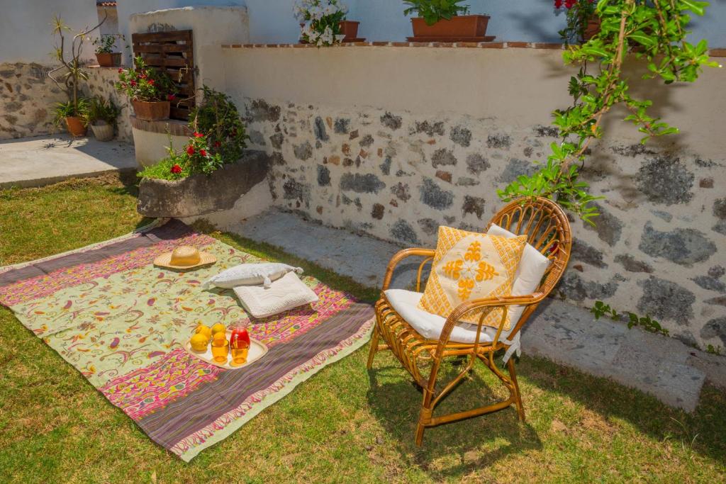 Zahrada ubytování B&B Sa domo de sos Massaios