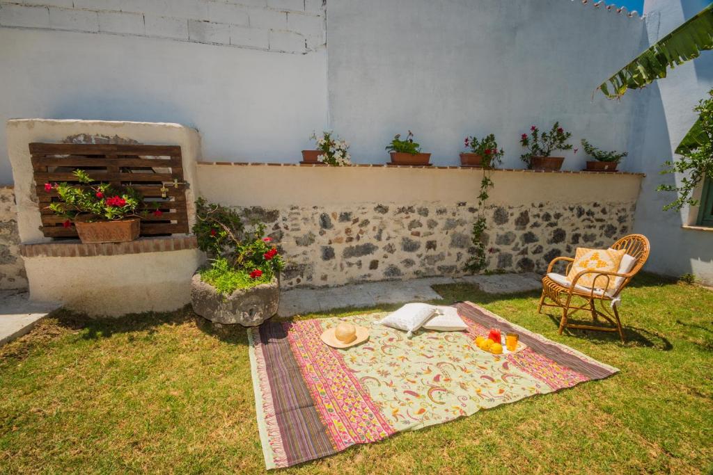 Zahrada ubytování B&B Sa domo de sos Massaios