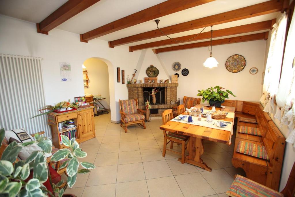 Posezení v ubytování B&B Ca' Loi