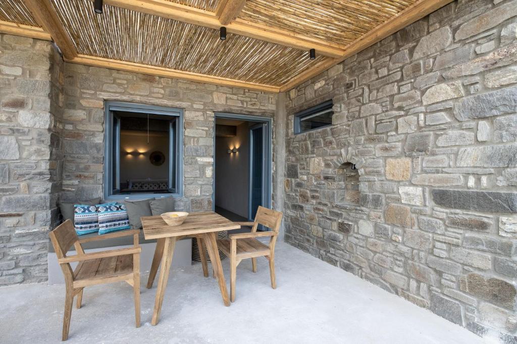 Patio nebo venkovní prostory v ubytování Seesoo Paros Beachfront Resort
