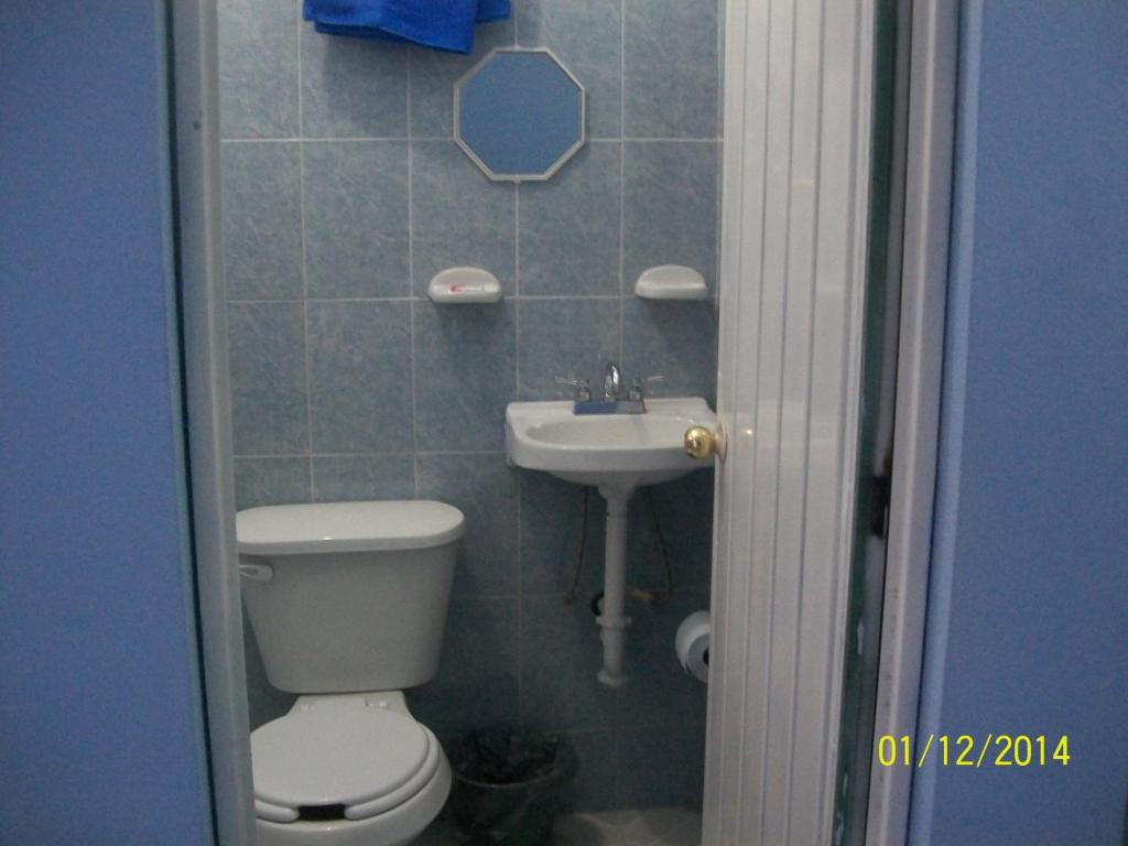 Un baño de Hostal Eclipse Oaxaca