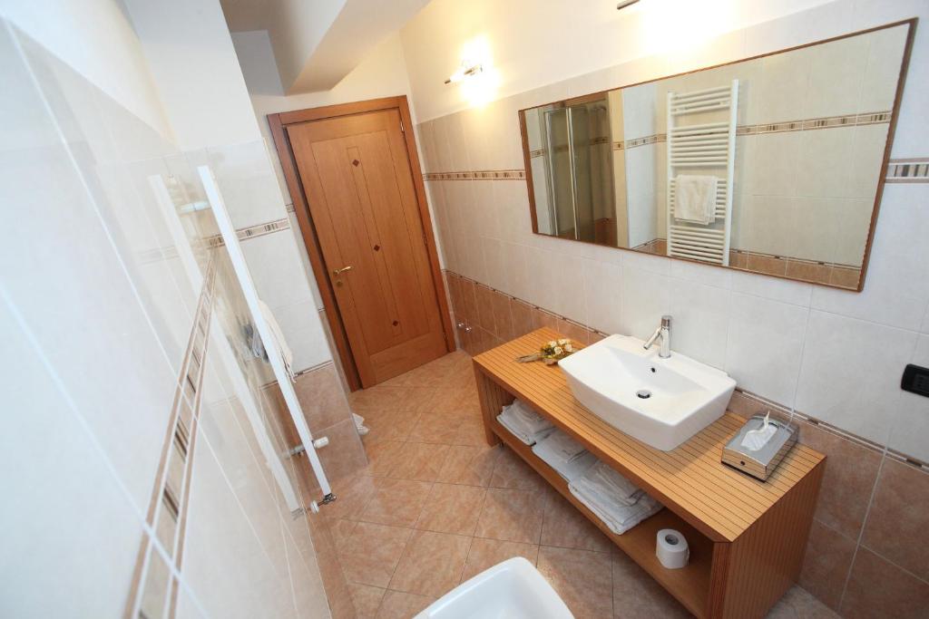 Koupelna v ubytování B&B Ca' Loi