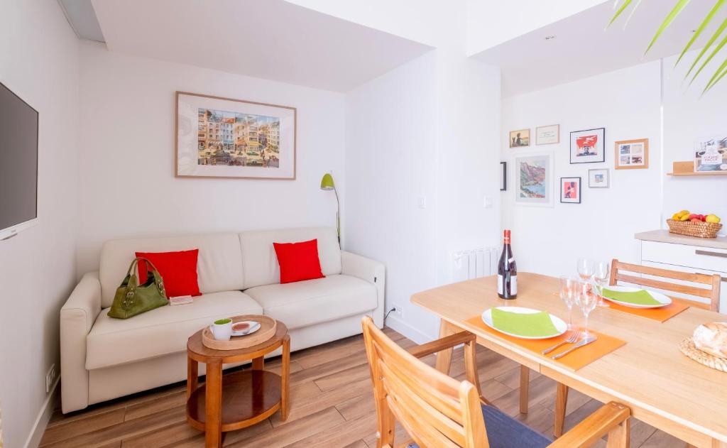 Posezení v ubytování Lyon Urban Cocoon Gîte urbain eco-responsable