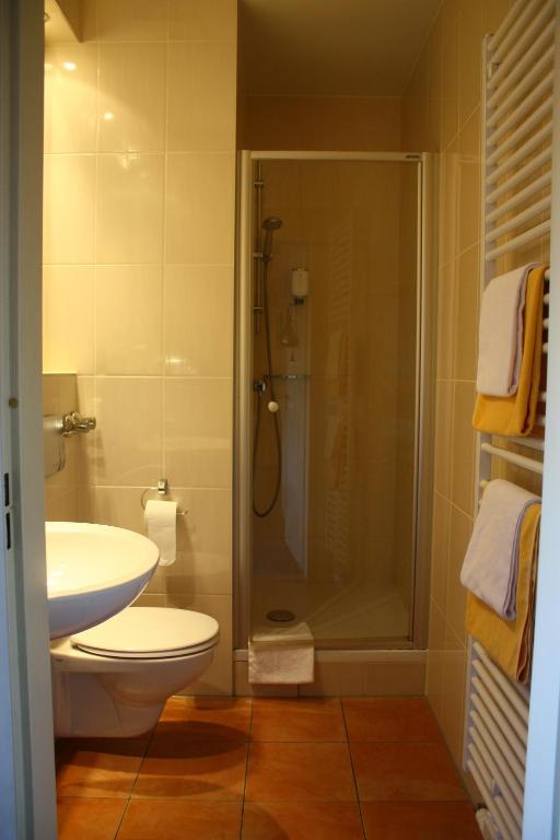 Koupelna v ubytování Hotel Eifelsteig