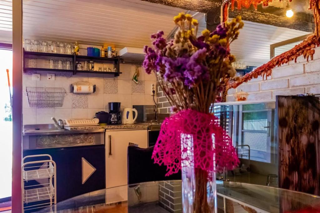 Kuchyň nebo kuchyňský kout v ubytování Apartment Gea 2
