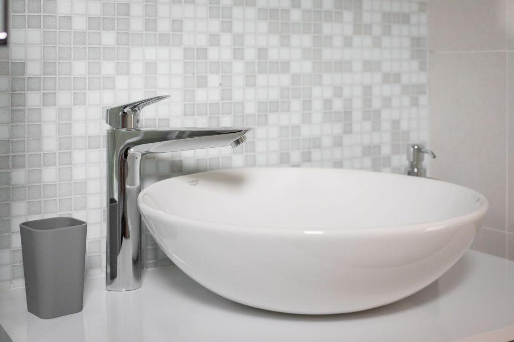 Koupelna v ubytování Apartments Agneza Tucepi