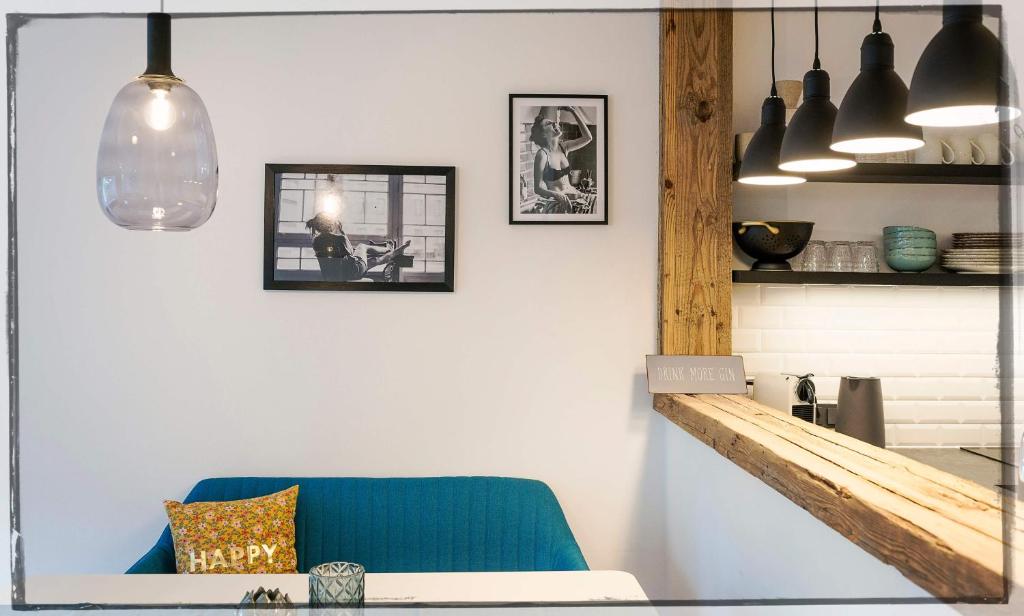 Kuchyňa alebo kuchynka v ubytovaní Ferienwohnung Seeblick Grundlsee