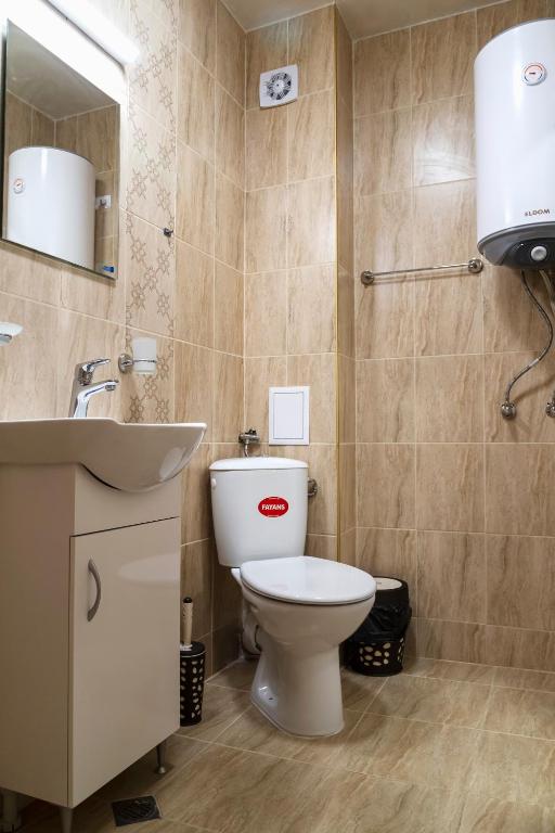 Koupelna v ubytování family hotel - City hotel yambol