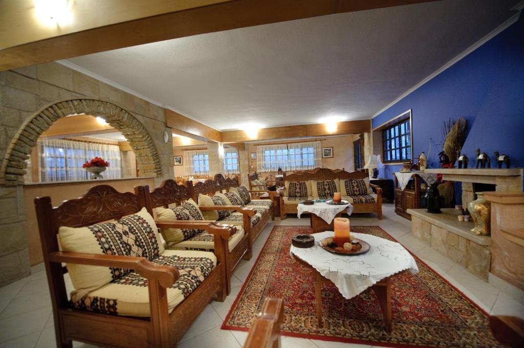 Posezení v ubytování Hotel Alkionis
