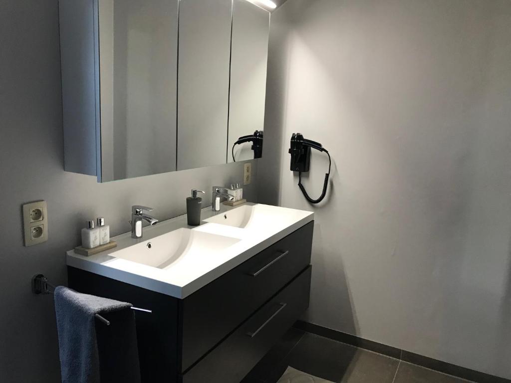 Koupelna v ubytování Grysperre B&B