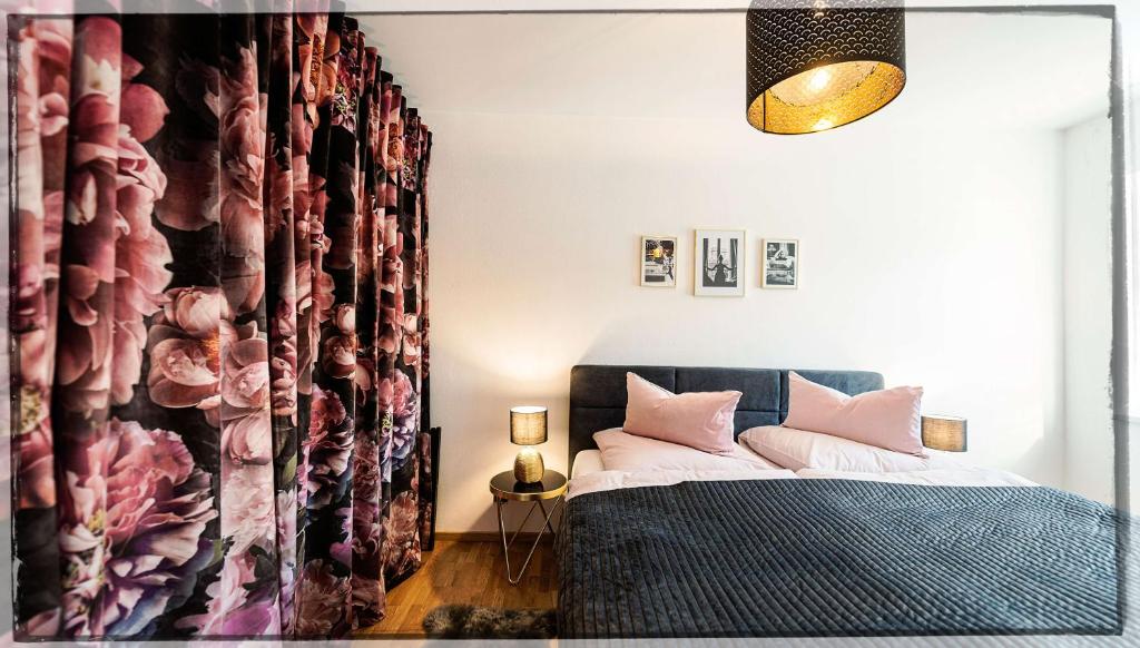 Posteľ alebo postele v izbe v ubytovaní Ferienwohnung Seeblick Grundlsee