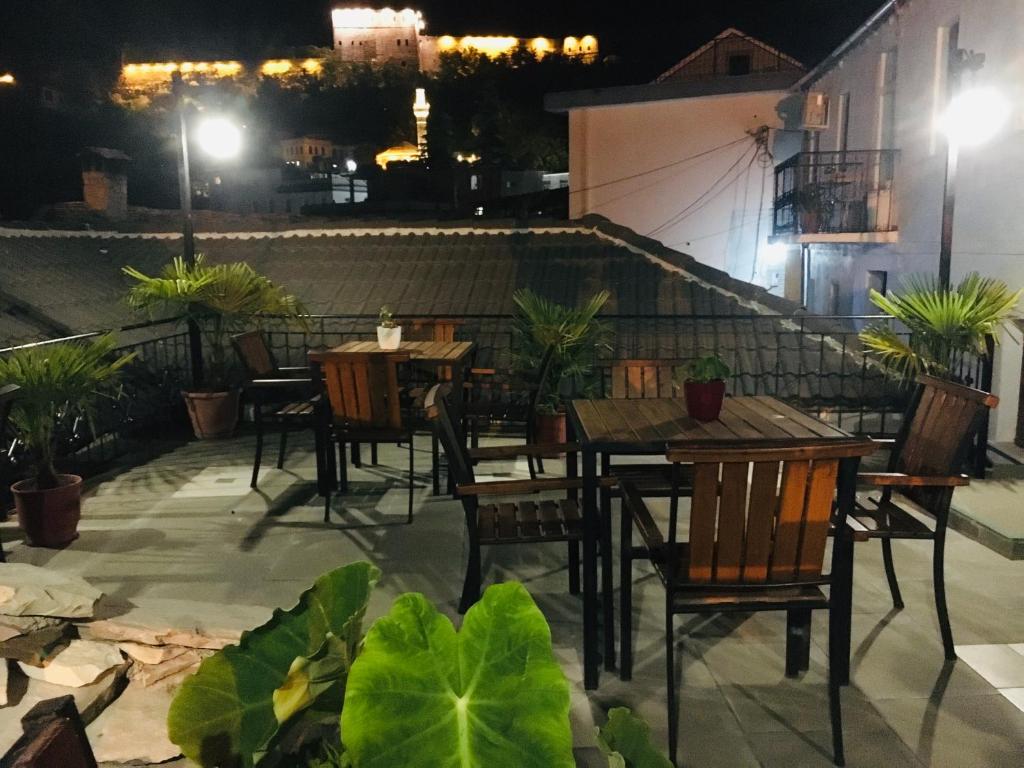 Balkón nebo terasa v ubytování Kore Guest House