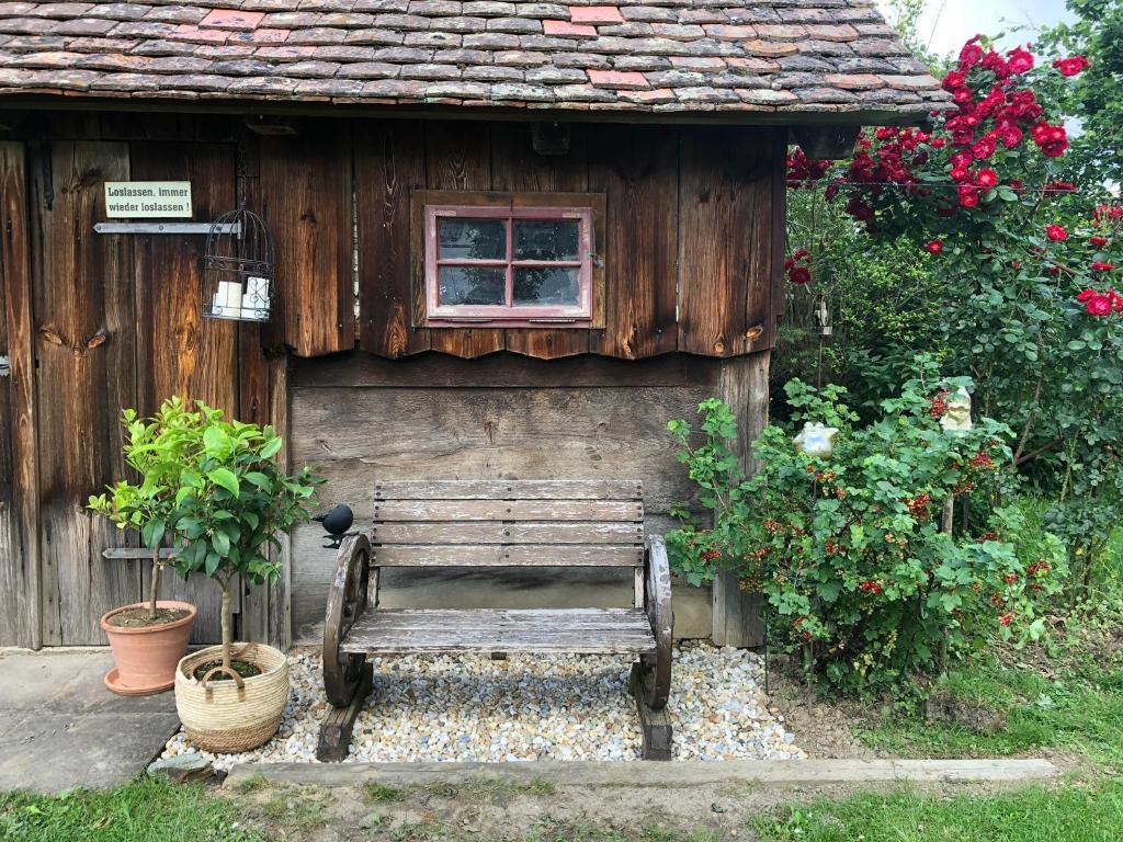 Zahrada ubytování Bed & Breakfast Chez Lips