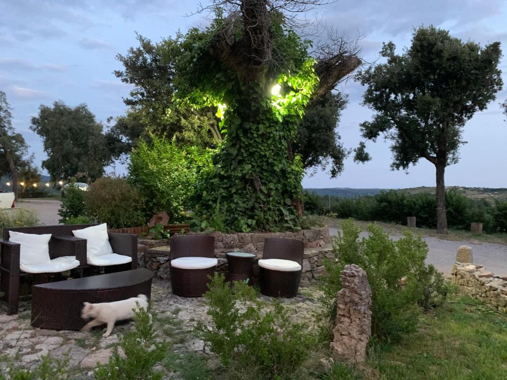Giardino di Hotel Miramonti Seulo Turismo Rurale