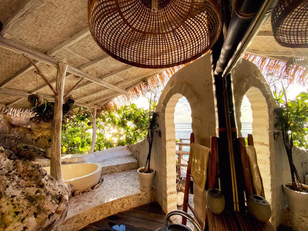Zahrada ubytování Le Cliff Bali
