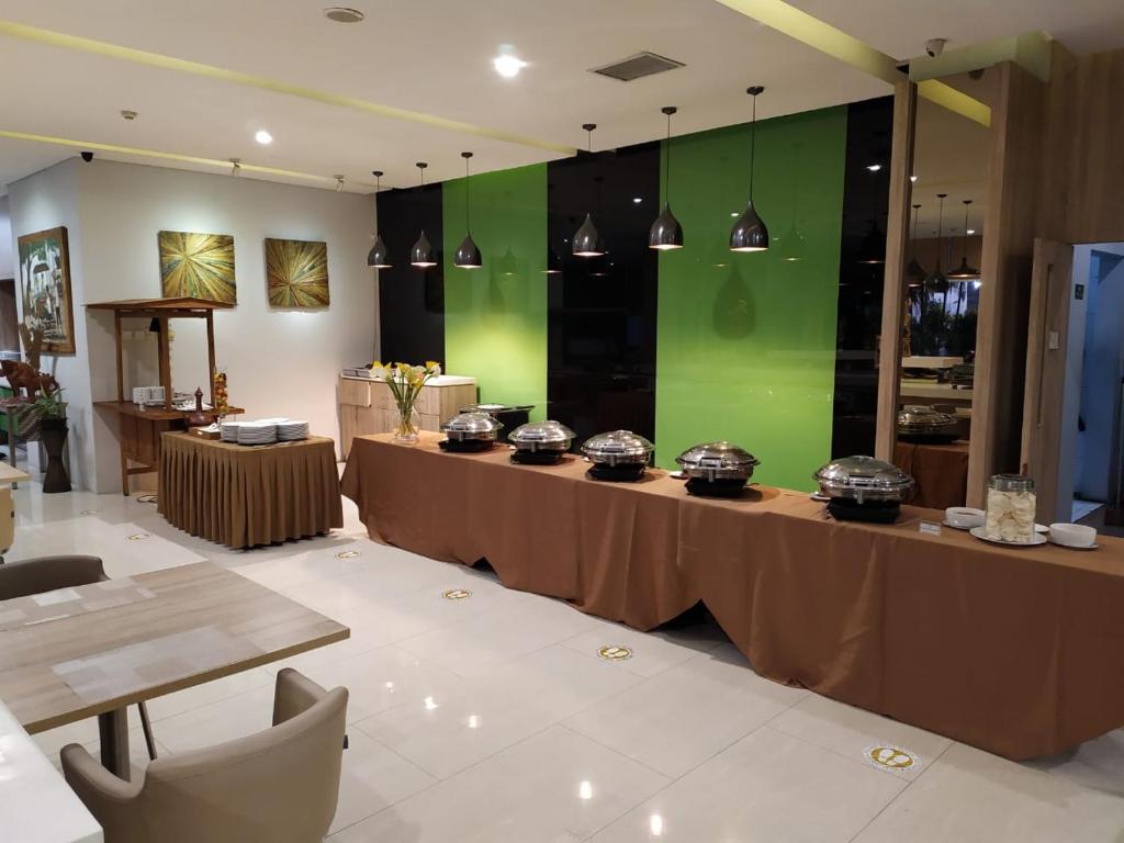 萨拉观景酒店的休息区