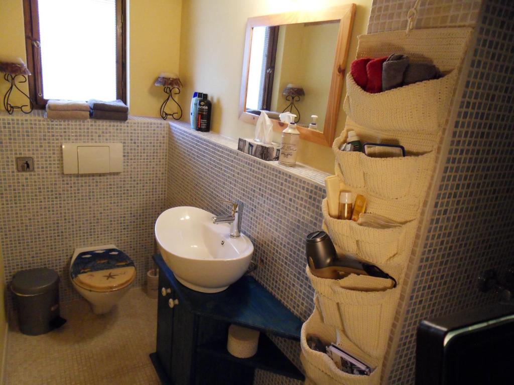 Koupelna v ubytování Guesthouse Gonia