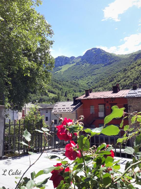 Nespecifikovaný výhled na hory nebo výhled na hory při pohledu z bed and breakfast