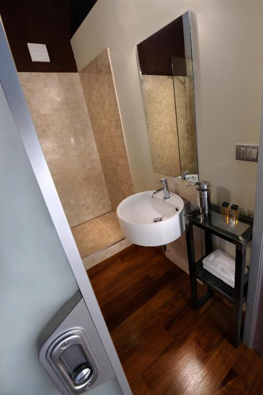 Koupelna v ubytování B&B Terres D'Aventure Suites