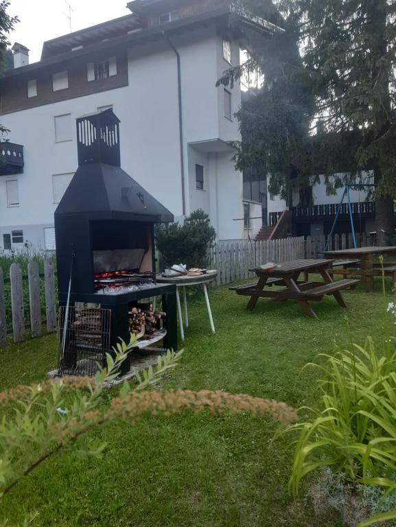 Zahrada ubytování Residence Marmolada